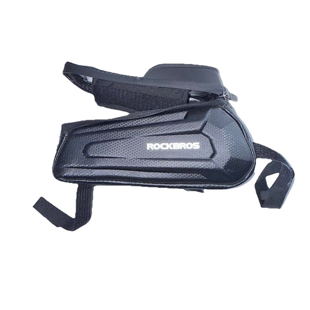 Rockbros Bicycle Bag Waterproof Touch Screen Top Front Tube Black